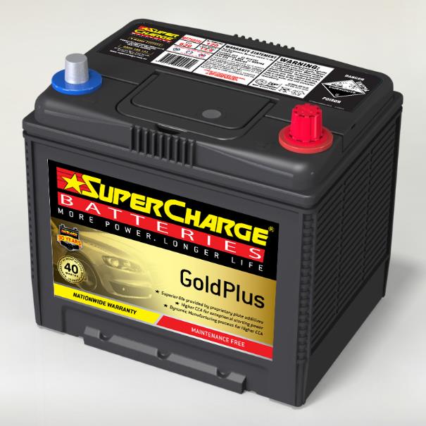 SuperCharge Gold Plus MF75D23L Car Battery